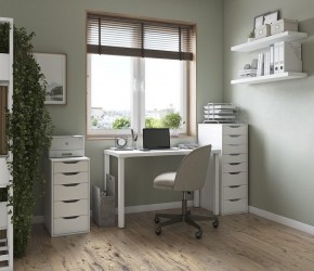 Комод Ингар белый высокий с пятью выдвижными ящиками в Троицке - troick.mebel24.online | фото 2