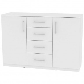 Комод K-93x135x45-1 (Белый) Калисто в Троицке - troick.mebel24.online | фото