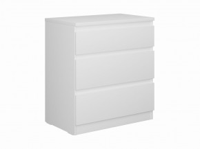 Комод КАСТОР с тремя ящиками, цвет белый в Троицке - troick.mebel24.online | фото