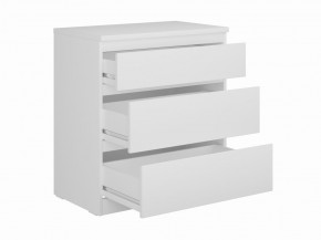 Комод КАСТОР с тремя ящиками, цвет белый в Троицке - troick.mebel24.online | фото 2