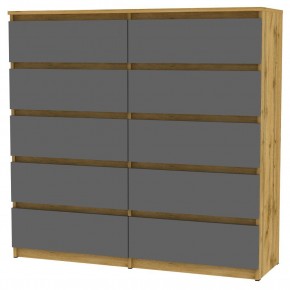 Комод Malta light K154 (ДВ-Графит) в Троицке - troick.mebel24.online | фото