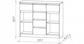 НИЦЦА-6 Комод (НЦ.06) в Троицке - troick.mebel24.online | фото 2