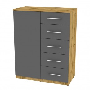 Комод "Калисто (K36)" ручка рейлинг (ДВ-Графит) в Троицке - troick.mebel24.online | фото