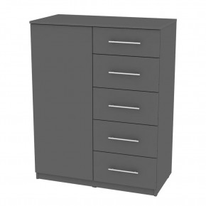 Комод "Калисто (K36)" ручка рейлинг (Графит) в Троицке - troick.mebel24.online | фото
