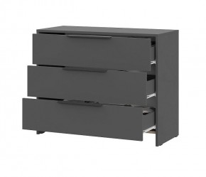 КАМЕЛИЯ 1 Серия 2 Комод 3 ящика Графит серый в Троицке - troick.mebel24.online | фото 3