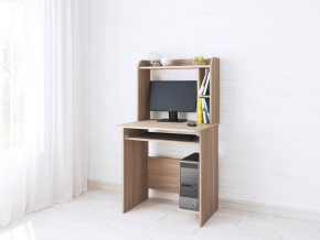 Компьютерный стол Грета-1 ясень шимо/дуб сонома в Троицке - troick.mebel24.online | фото