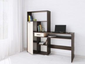 Компьютерный стол Квартет-8 венге/дуб молочный в Троицке - troick.mebel24.online | фото
