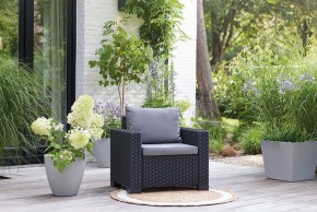 Комплект кресел Калифорния (California chair) графит в Троицке - troick.mebel24.online | фото 1