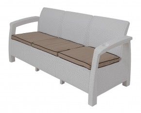 Комплект уличной мебели Yalta Premium Terrace Triple Set (Ялта) белый (+подушки под спину) в Троицке - troick.mebel24.online | фото 2