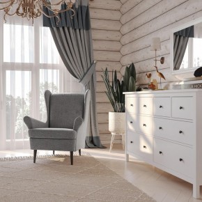 Кресло для отдыха Вало серый, ткань рогожка в Троицке - troick.mebel24.online | фото 2