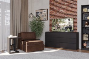 Кресло для отдыха Йоки коричневое, ткань рогожка в Троицке - troick.mebel24.online | фото 4