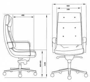 Кресло для руководителя Бюрократ Dao/Black в Троицке - troick.mebel24.online | фото 5