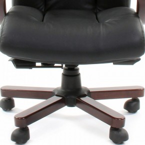 Кресло для руководителя Chairman 421 черный/орех темный, черный в Троицке - troick.mebel24.online | фото 4