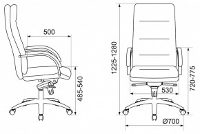 Кресло для руководителя T-9927SL/CHOKOLATE в Троицке - troick.mebel24.online | фото 6