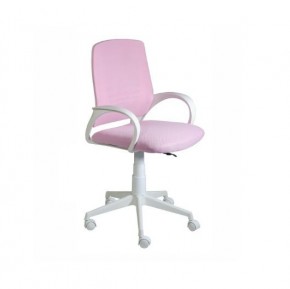 Кресло Ирис White сетка/ткань розовая в Троицке - troick.mebel24.online | фото