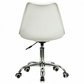 Кресло стул BRABIX "Eames MG-310 CH", хром, пластик белый, экокожа белая, 532923 в Троицке - troick.mebel24.online | фото 4