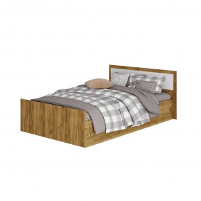 Кровать 1,2 Евро LIGHT КР-06 (крафт/белый) *без основания в Троицке - troick.mebel24.online | фото