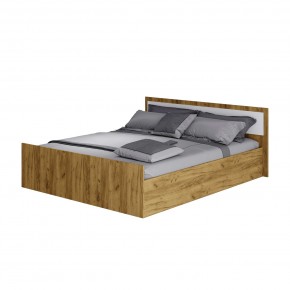 Кровать 1,6 Евро LIGHT КР-17 (крафт/белый) *без основания в Троицке - troick.mebel24.online | фото
