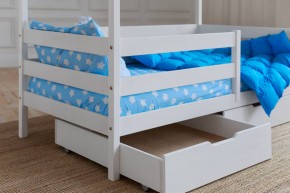 Кровать-домик 80*160 Белый в Троицке - troick.mebel24.online | фото 5