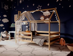 Кровать-домик 80*160 без покраски в Троицке - troick.mebel24.online | фото 2