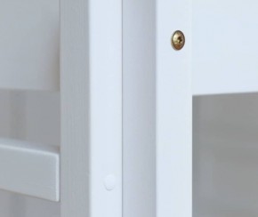 Кровать-домик двухъярусная 80*160 Белый в Троицке - troick.mebel24.online | фото 3