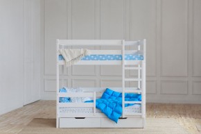 Кровать двухъярусная без крыши 80*160 Белый в Троицке - troick.mebel24.online | фото 4