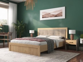 Кровать интерьерная Светлана 1 (Дуб золотой/Paris 03) в Троицке - troick.mebel24.online | фото