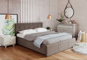 Кровать Изабелла с латами Newtone cacao 1600x2000 в Троицке - troick.mebel24.online | фото 2