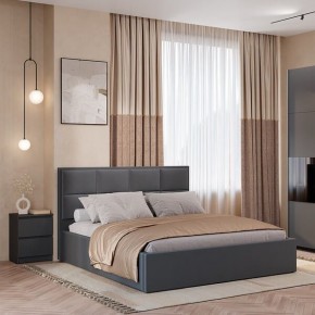 Кровать Линда КР-16 (Графит) 1600 в Троицке - troick.mebel24.online | фото 2