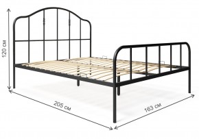 Кровать Милена 160х200 черная в Троицке - troick.mebel24.online | фото 2