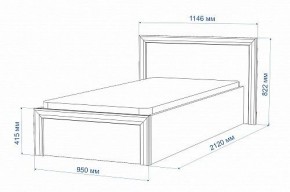 Кровать односпальная Нобиле Кр-90 в Троицке - troick.mebel24.online | фото 2