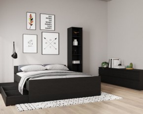 Кровать ОРИОН двухспальная с ортопедическим основанием 180х200, цвет Дуб Венге в Троицке - troick.mebel24.online | фото 3