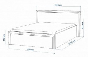 Кровать полутораспальная Нобиле Кр-140 в Троицке - troick.mebel24.online | фото 2