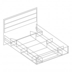 Кровать "Милана" с мягкой спинкой БЕЗ основания 1200х2000 в Троицке - troick.mebel24.online | фото 4