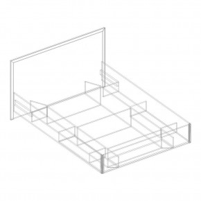 НАОМИ Кровать БЕЗ основания 1600х2000 в Троицке - troick.mebel24.online | фото 4