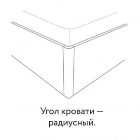 Кровать "Сандра" БЕЗ основания 1400х2000 в Троицке - troick.mebel24.online | фото 3