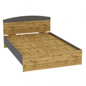 Кровать с основанием Алиса (L32) 1600*2000 (ДВ-Графит) в Троицке - troick.mebel24.online | фото