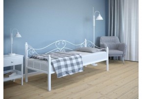Кровать Венеция 90х190 белый муар в Троицке - troick.mebel24.online | фото 1