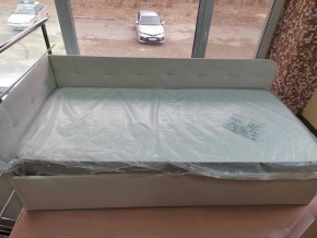 Кровать Зарина угловая Newtone light beige угол левый в Троицке - troick.mebel24.online | фото 1