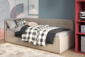 Кровать Зарина угловая Newtone light beige угол левый в Троицке - troick.mebel24.online | фото 2