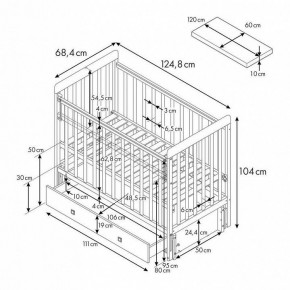 Кроватка Фея 328-01 в Троицке - troick.mebel24.online | фото 10