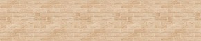 Кухонный фартук 610х3000х1,5 (композит) КМ Кирпич бежевый в Троицке - troick.mebel24.online | фото