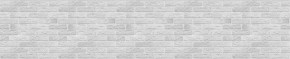 Кухонный фартук 610х3000х1,5 (композит) КМ Кирпич серый в Троицке - troick.mebel24.online | фото