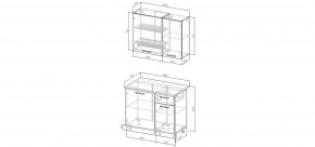 Кухонный гарнитур Антик 1000 (Стол. 38мм) в Троицке - troick.mebel24.online | фото 3