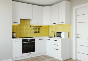 Кухонный гарнитур Белый Глянец 2200*1600 h950 (Стол. 38мм) в Троицке - troick.mebel24.online | фото