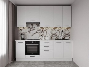 Кухонный гарнитур Белый Глянец 2400 h950 (Стол. 26мм) в Троицке - troick.mebel24.online | фото