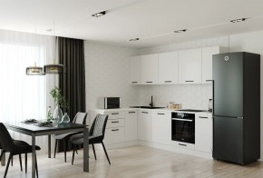 Кухонный гарнитур Белый Глянец 2600*1600 (Стол. 26мм) в Троицке - troick.mebel24.online | фото