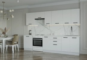 Кухонный гарнитур Белый Глянец 3000 (Стол. 26мм) в Троицке - troick.mebel24.online | фото