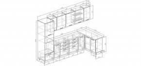 Кухонный гарнитур Белый Глянец 3200*1400 (Стол. 26мм) в Троицке - troick.mebel24.online | фото 2
