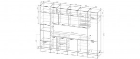 Кухонный гарнитур Бланка 3400 (Стол. 38мм) в Троицке - troick.mebel24.online | фото 2